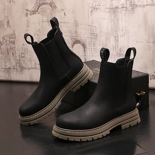 Casual Leather Shoes for Men - High School Style