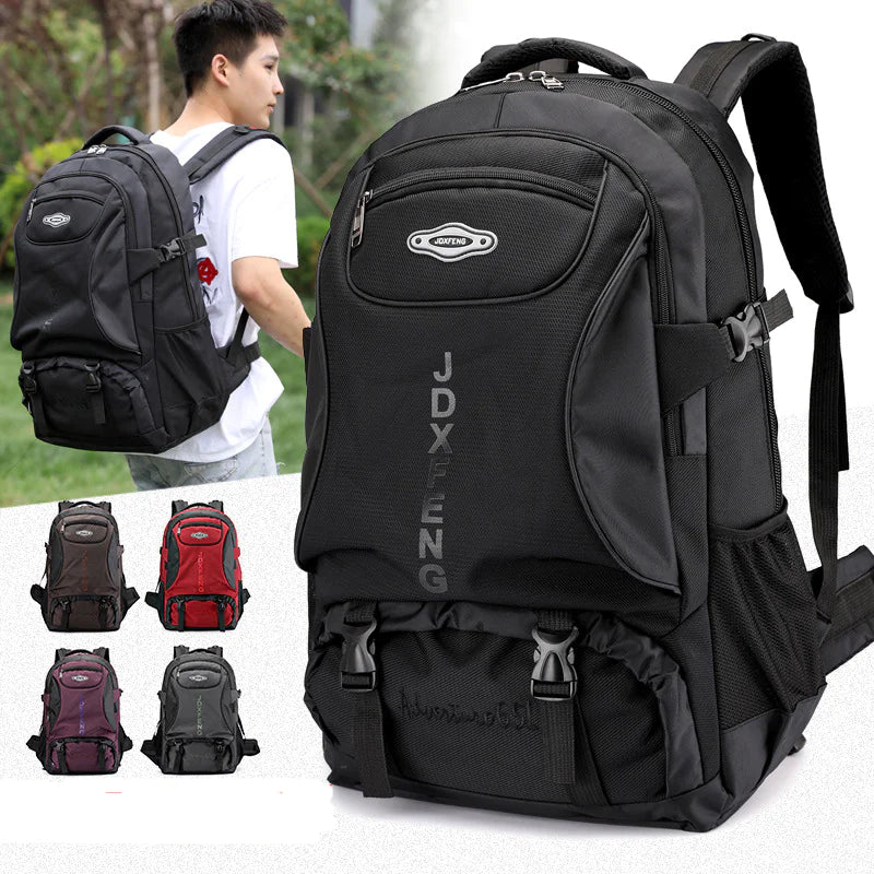 60L Waterproof Nylon Mountaineering Backpack Unisex
