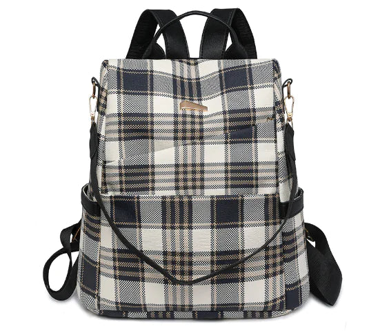 Burberry Classic Checkered Oxford Cloth Backpack