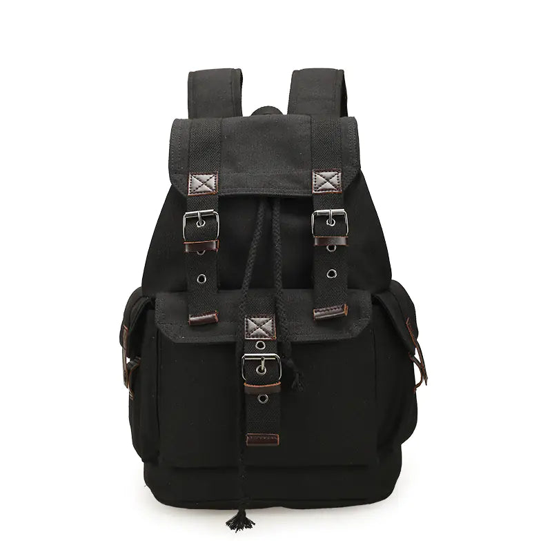 Canvas Bucket Backpack for Men