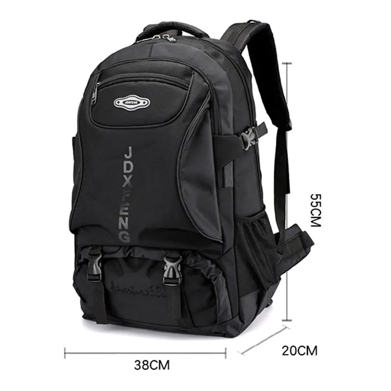 60L Waterproof Nylon Mountaineering Backpack Unisex