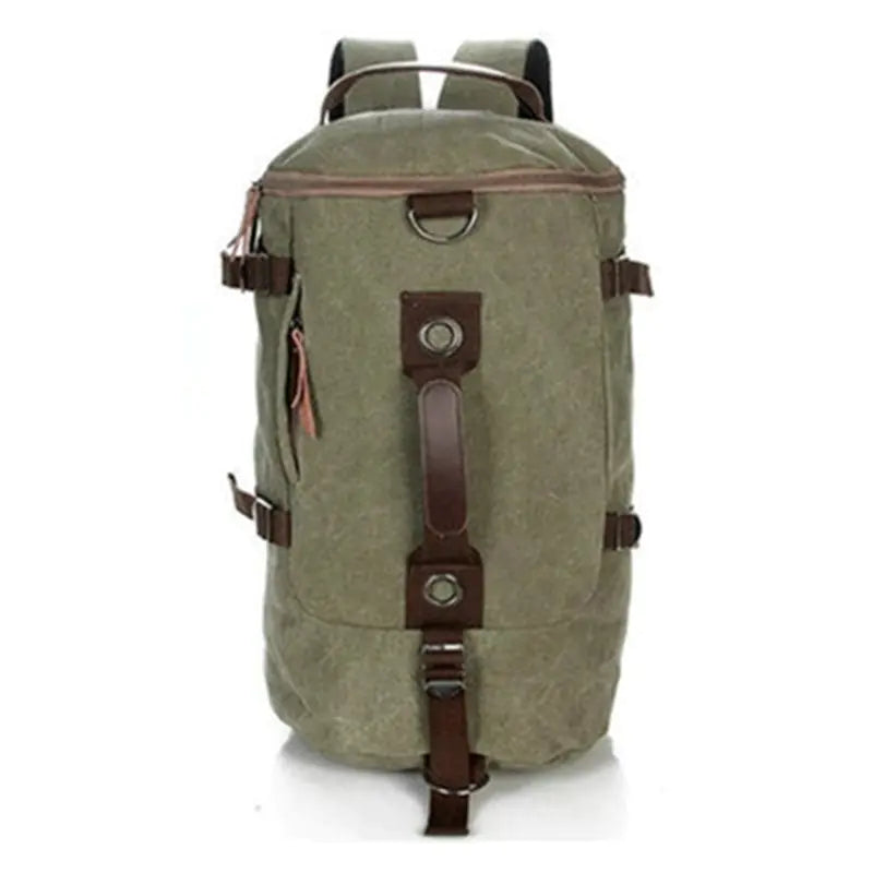 "Trendy Canvas Travel and Hiking Backpack"