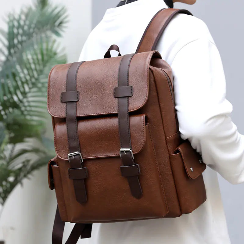 Retro Men's Computer Backpack Bag