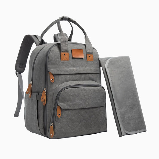 Chastep Diaper Bag Backpack Multifunction Waterproof Travel Backpack with Stroller Straps - Large Capacity - Unisex and Stylish