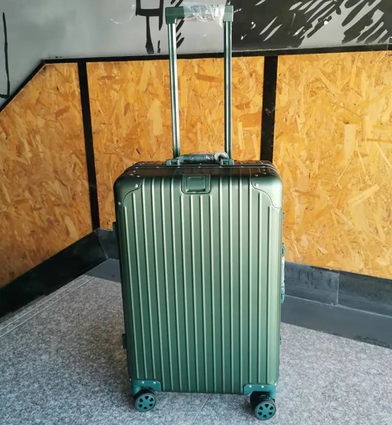 20-Inch Aluminum Alloy Luggage with Wheels and Locks