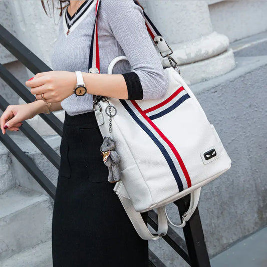 Stylish Women's Leather Backpack