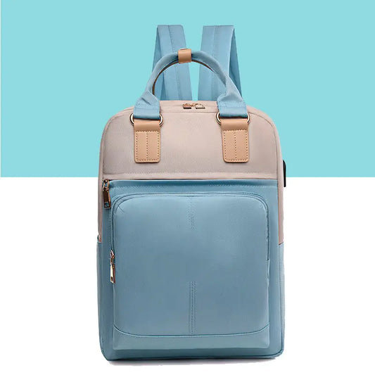 Stylish USB Rechargeable Computer Backpack Bag