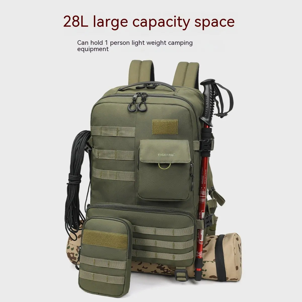 Waterproof Tactical Backpack for Men - Outdoor Use