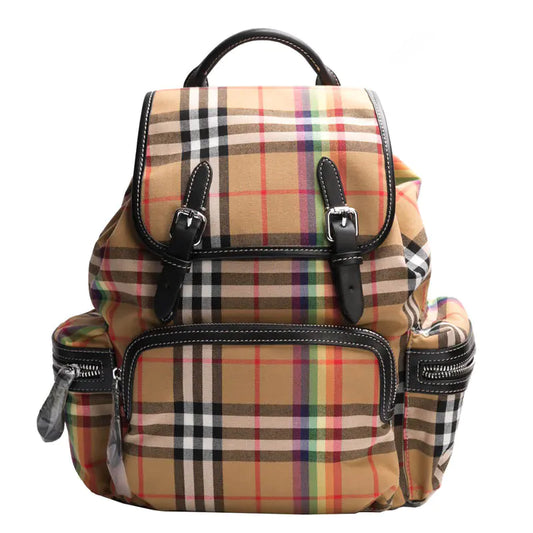 Burberry Classic Checkered Oxford Cloth Backpack