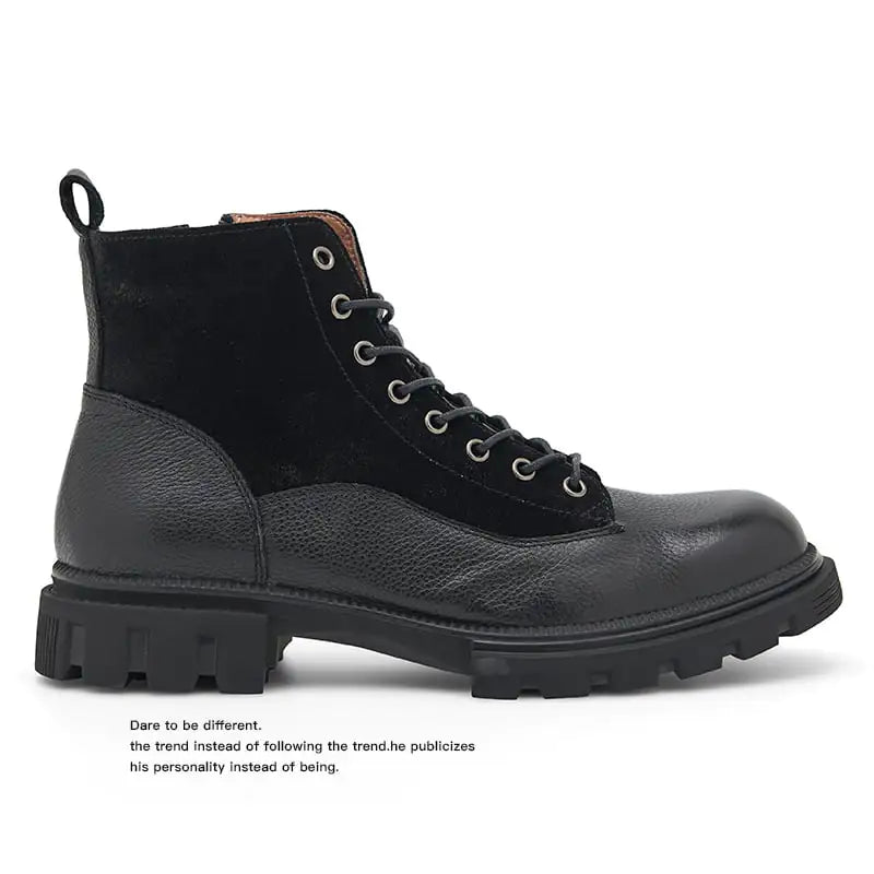 Vintage High Top Martin Boots for Men