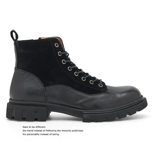 Vintage High Top Martin Boots for Men