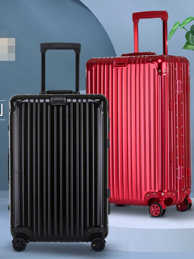 20-Inch Aluminum Alloy Luggage with Wheels and Locks