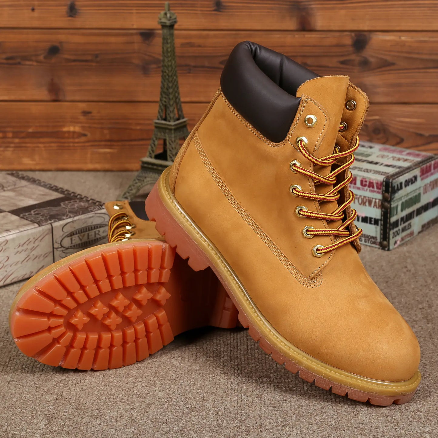 Stylish Warm High-Top Boots for Men