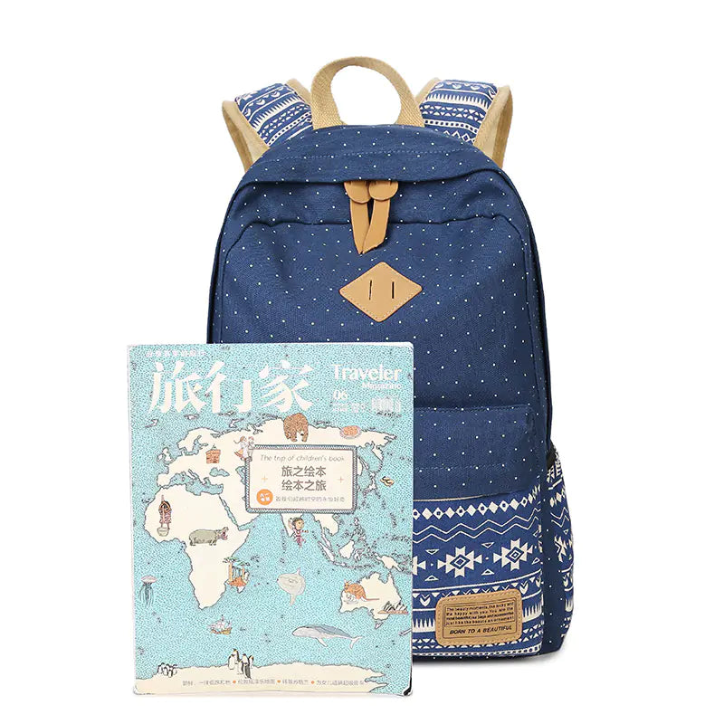 College Style Backpack for Travel