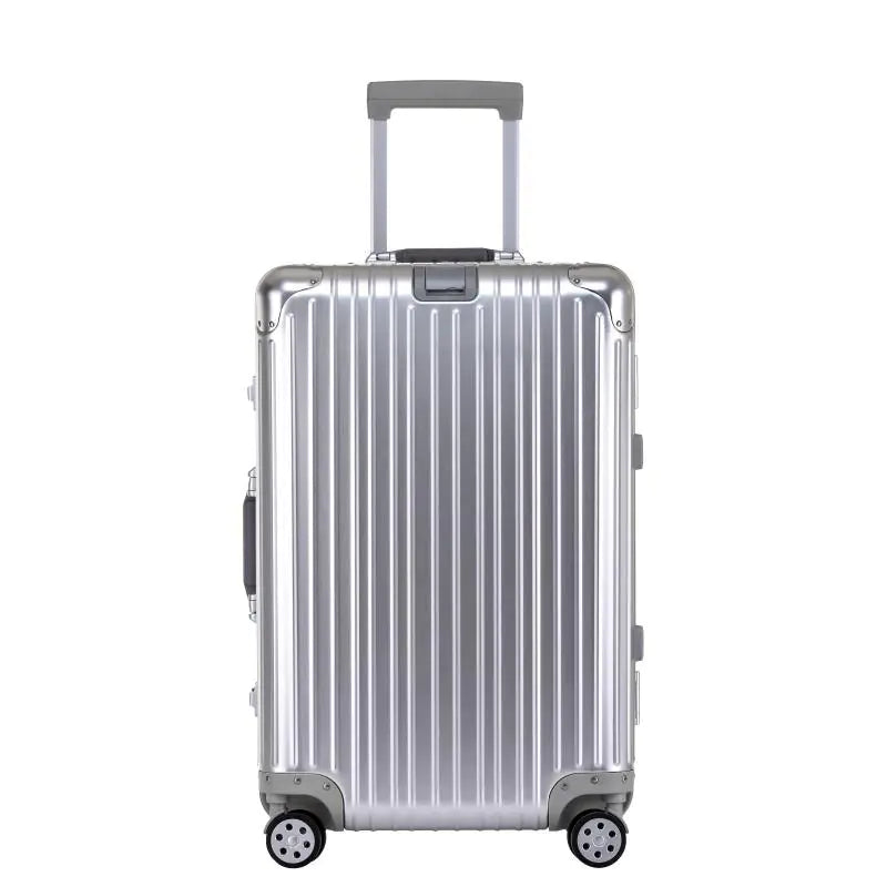 20-Inch Aluminum Alloy Luggage with Wheels and Locks