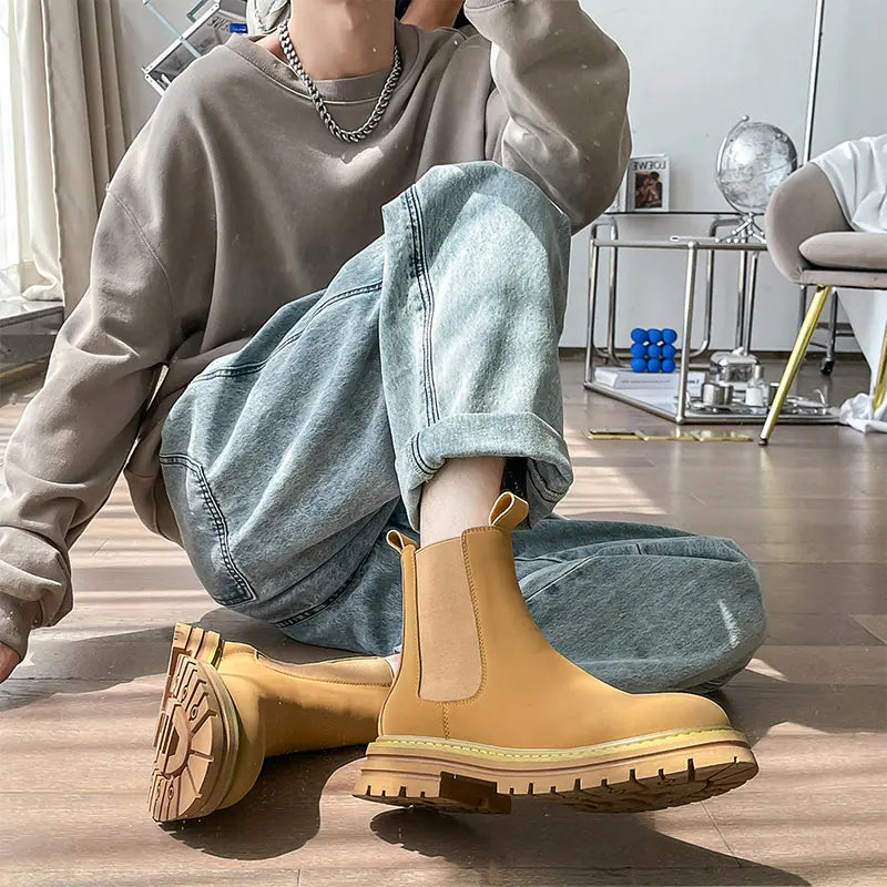 Casual Leather Shoes for Men - High School Style