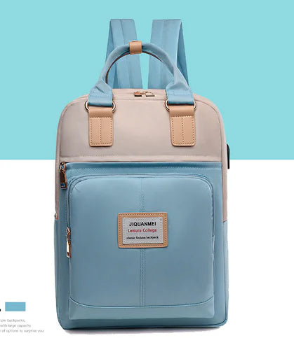 Stylish USB Rechargeable Computer Backpack Bag