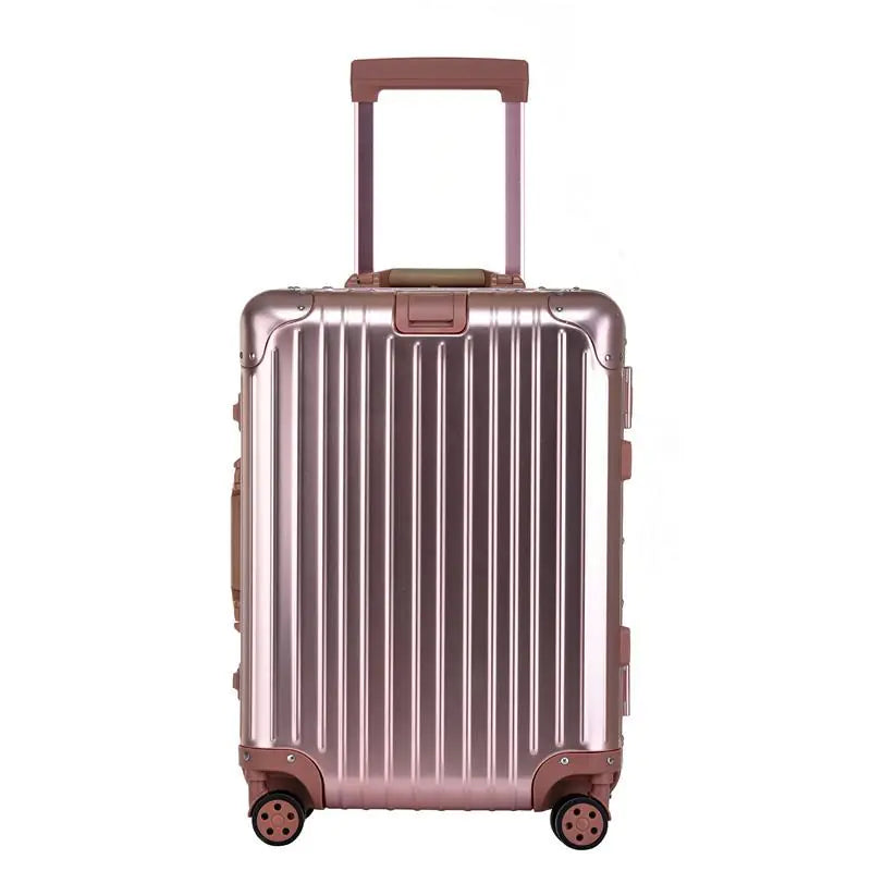 20-Inch Aluminum Alloy Luggage with Wheels and Locks