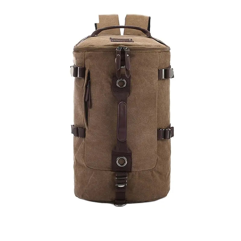 "Trendy Canvas Travel and Hiking Backpack"