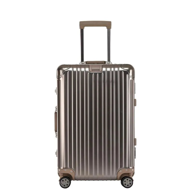 20-Inch Aluminum Alloy Luggage with Wheels and Locks
