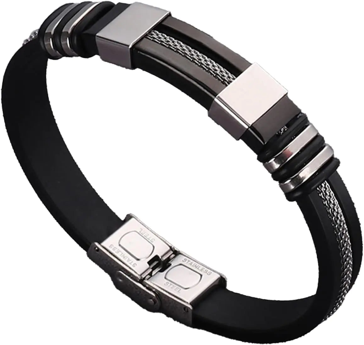 2024 ProstaPower Megnetic Copper Wristband Prostate Band Fashion Bracelets Lymphvity Detoxification Bangle for Women Men Improves Circulation Black